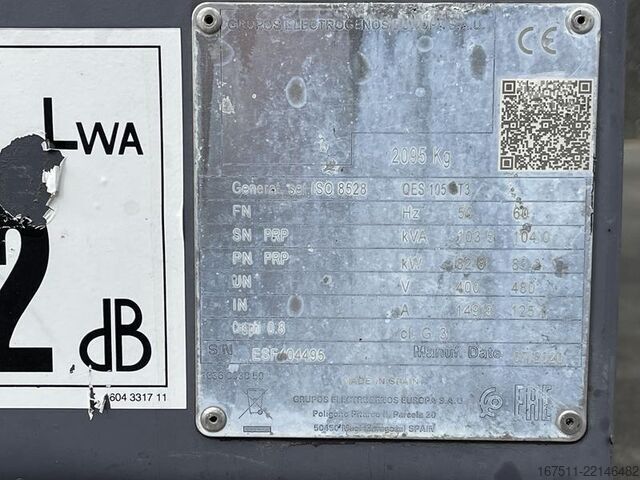 Aggregat Atlas Copco QES 105