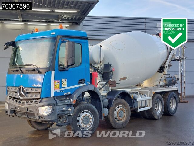 Mixer Mercedes Arocs 3240 8X4 9m3 Stetter AM 9/8FHCLL Steelsus...