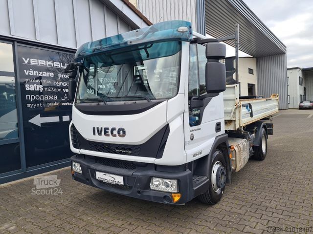 Fourgon benne basculante IVECO EuroCargo 80 E21 - Kipper + AHK - 139tkm