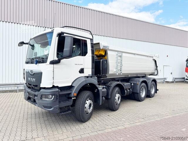 Speciale doeleinden vrachtwagen MAN TGS 41.440/480 8x4 BB TGS 41.440/480 8x4 BB, Mulde ca. 16m³ mit hydraulischer Heckklappe, mehrfach VORHANDEN