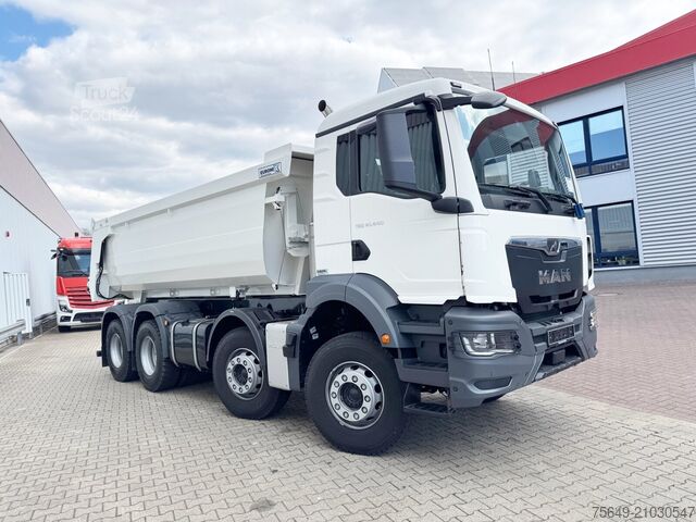 Speciale doeleinden vrachtwagen MAN TGS 41.440/480 8x4 BB TGS 41.440/480 8x4 BB, Mulde ca. 16m³ mit hydraulischer Heckklappe, mehrfach VORHANDEN