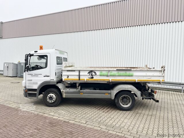 Camion-benne tricar Mercedes-Benz Atego 1222 K 4x2 Atego 1222 K 4x2, 2x AHK