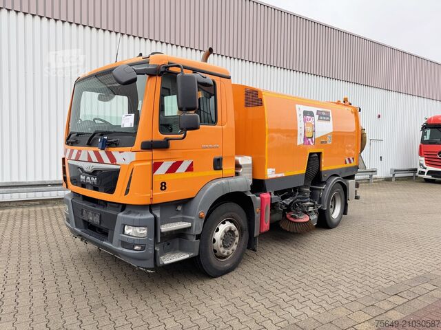 Speciale doeleinden vrachtwagen MAN TGM 18.250 4X2 BB TGM 18.250 4X2 BB, Kehrmaschine Brock SL200/2