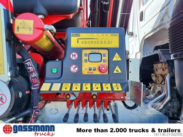 Camion benne Mercedes-Benz Arocs 3348 AK 6x6, Kran Fassi F255A.2.24,