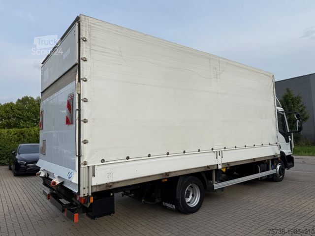 Schuifzeil bestelwagen IVECO EuroCargo 75E21 Pritsche+Plane+LBW/Klima/3-Sitze