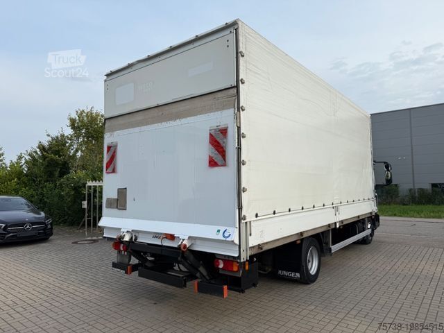 Schuifzeil bestelwagen IVECO EuroCargo 75E21 Pritsche+Plane+LBW/Klima/3-Sitze