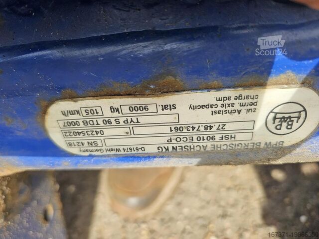 Achse BPW HSF 9010 ECO-P | TRAILERAXLE |DRUM.
