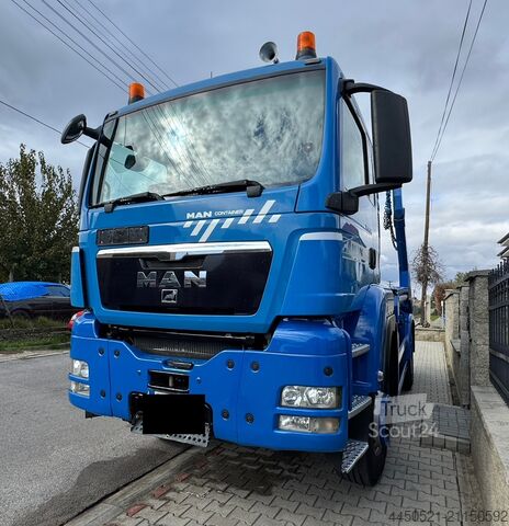 Grandininis konteinerių vežėjas 4x4 MAN nosič kontajnerov