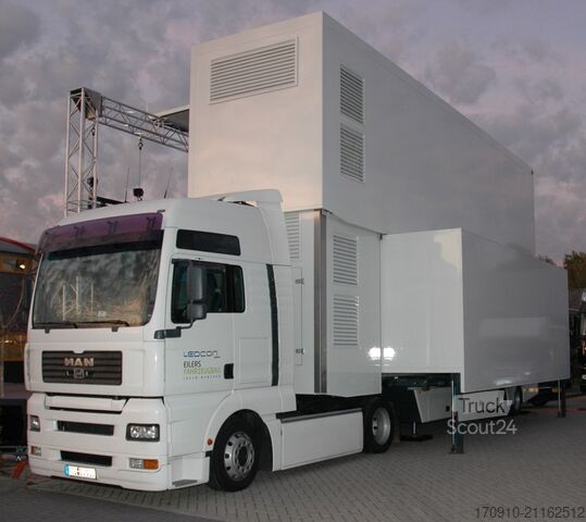 Naczepa Eilers Fahrzeugbau PromoCar Stage mit Baubuch für fliegende