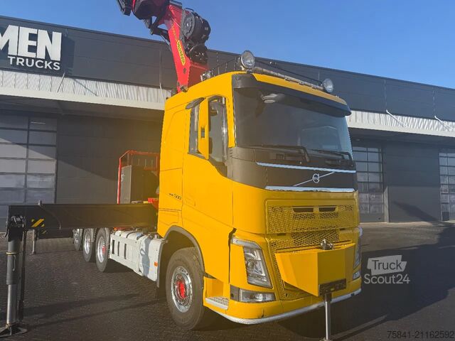 Ciężarówka z dźwigiem Volvo FH  500 8x4 Palfinger PK 65002-SH F + JIB PJ 125 E
