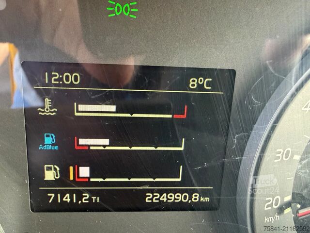 Ciężarówka z dźwigiem Volvo FH  500 8x4 Palfinger PK 65002-SH F + JIB PJ 125 E