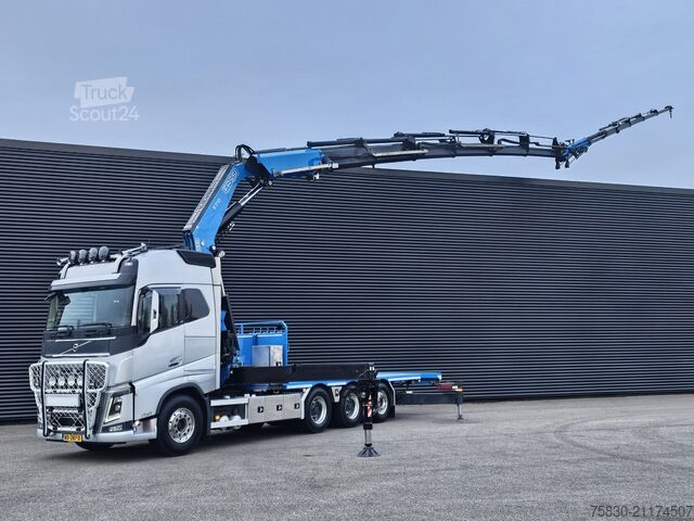 Vrachtwagen met kraan Volvo FH 16 750 8x4 / RETARDER / FASSI 71 TM + JIB
