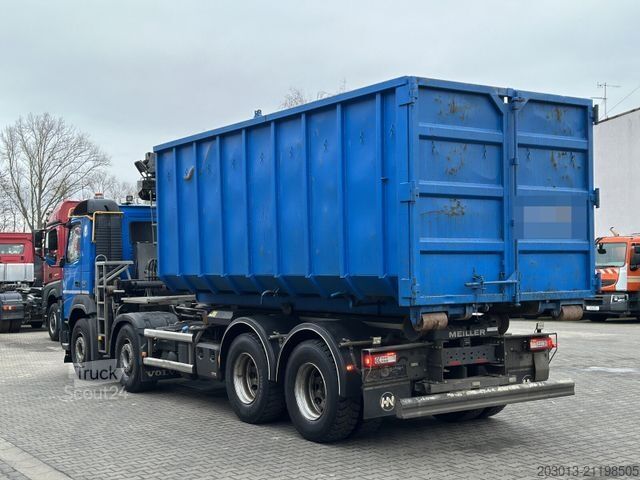 Кран, монтиран на камион VOLVO 450 8x4 Abrollkipper MEILLER Kran PENZ 17L8.50R