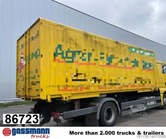 Wechselfahrgestell LKW Wechselbrücke Koffer mit Flügeltüren