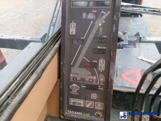 Camión grúa DAF LF 45.150 RHD Tadano TS-75 M crane 8 t
