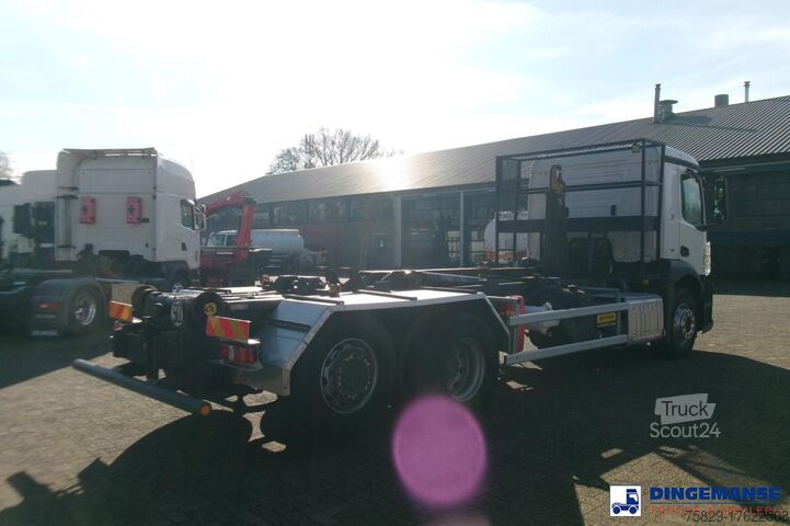 System med krogarm Mercedes Antos 2543 6x2 Euro 6 Marrel container hook 18t