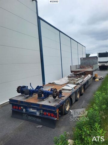 Причіп-платформа HRD Jumbo Semi-Trailer with Extendable Frame