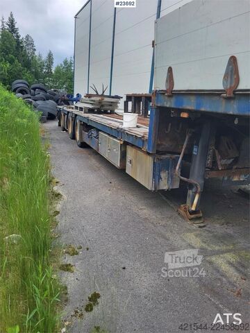 Причіп-платформа HRD Jumbo Semi-Trailer with Extendable Frame