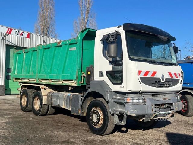 Kipper Renault Premium 320 6x4   PTO,  SPRING SUSPENSION, STEE...