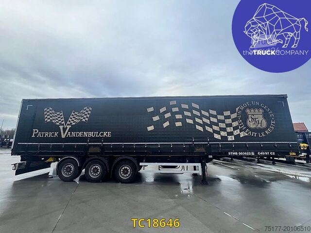 Containertransport Hoet Trailers + Caisse Libner 2018