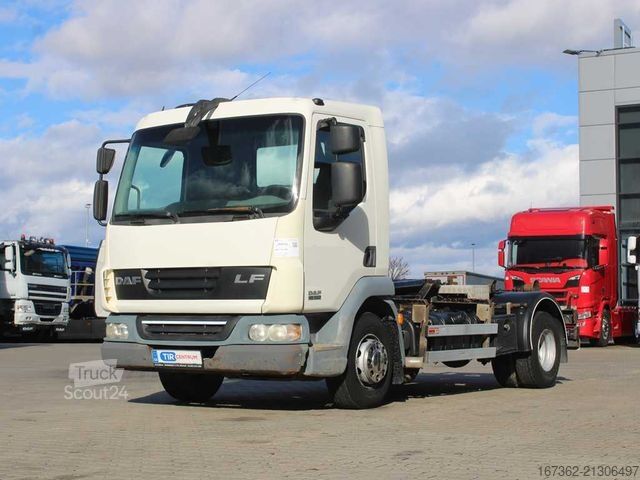 Tovornjak s kavljem za kontejnerje DAF LF 45.160, EURO 4, HOOK CONTAINER