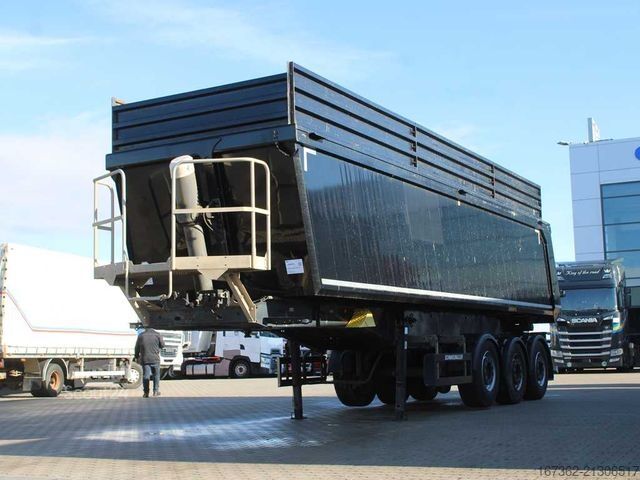 Savivartis puspriekabė SCHWARZMÜLLER KIS 3/E, 2X LIFTING AXLE, SAF, 46m³