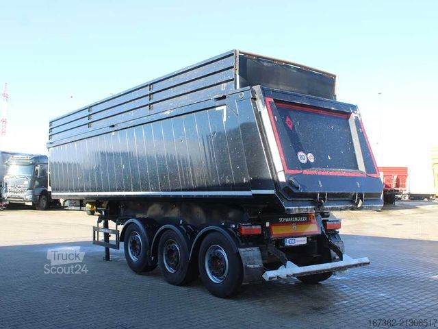 Savivartis puspriekabė SCHWARZMÜLLER KIS 3/E, 2X LIFTING AXLE, SAF, 46m³