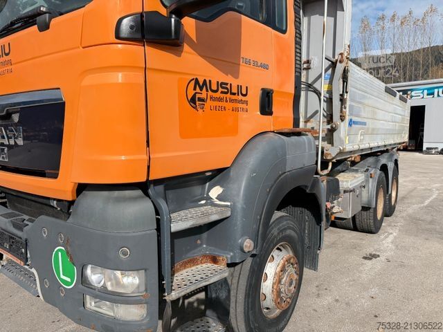 Kipper LKW MAN TGS 33.480 6X6 BB Offroad Automatik Retarder