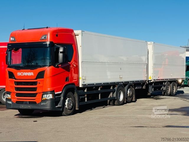 Tovornjak za prevoz pijač SCANIA R 410 / 2 x LBW / LENKACHSE / KOMPLETTZUG