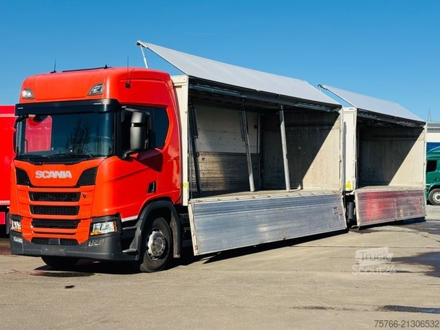 Tovornjak za prevoz pijač SCANIA R 410 / 2 x LBW / LENKACHSE / KOMPLETTZUG