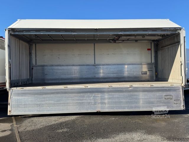 Autocamion transport băuturi SCANIA R 410 / 2xLBW / LENKACHSE / DURCHLADEKOMPLETTZUG