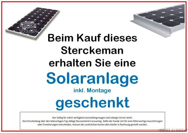 Caravane STERCKEMAN Easy 472LJ*MJ25*Klima*Solar*Dusche*2.480¤ sparen