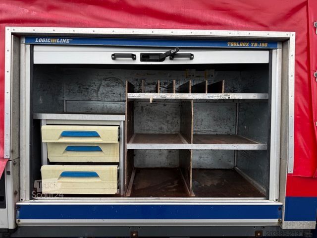 Transporter mit Pritsche & Plane VOLKSWAGEN PELKABINE.