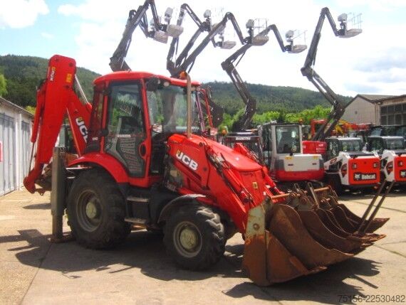  JCB 3CX * 4 x Löffel + Gabel * AIRCONDITION