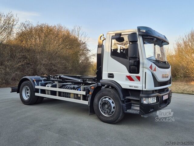 Abrollkipper iveco Euro Cargo 180E32 4x2 Abrollkipper Teleskoparm