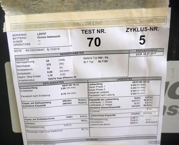  GNB 24 Volt 3 PzS 375 Ah