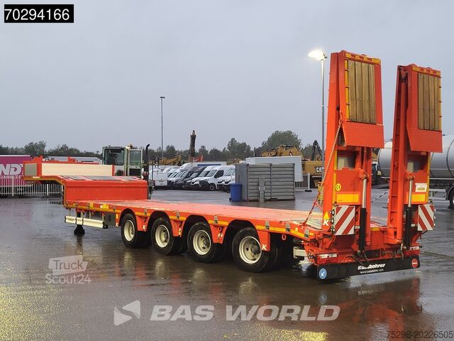 Low loader Kässbohrer LB4E 3 axles Extendable Ramps! 1x Lift 3x Steer...