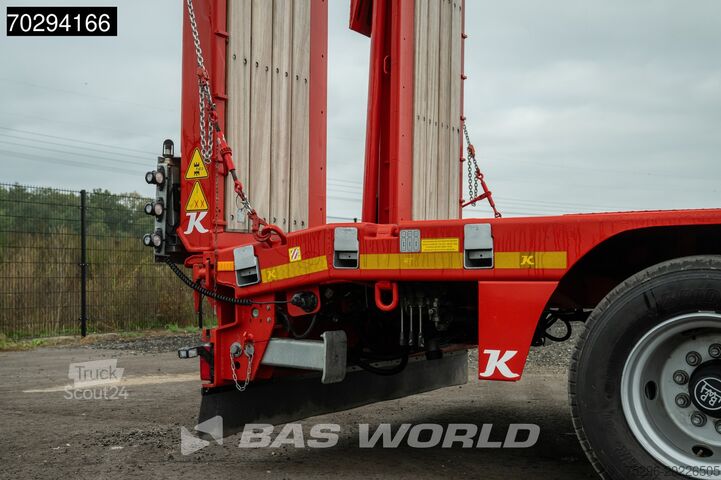 Low loader Kässbohrer LB4E 3 axles Extendable Ramps! 1x Lift 3x Steer...