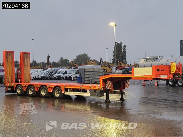 Low loader Kässbohrer LB4E 3 axles Extendable Ramps! 1x Lift 3x Steer...