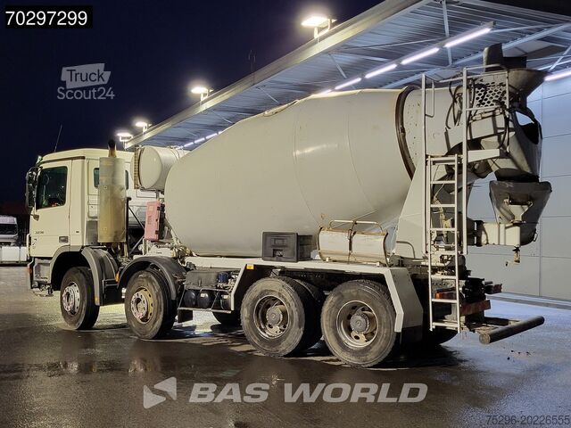 Blender Mercedes Actros 3236 8X4 9m3 mixer Automatic Steelsuspen...