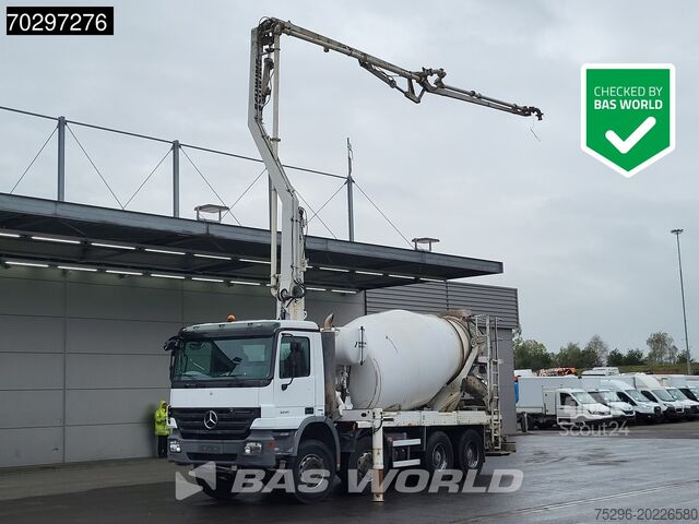 Pompă de beton Mercedes Actros 3241 8X4 SCHWING FBP 21-100 PUMI 7m3 Mix...
