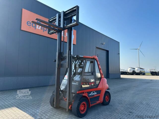 Gaffeltruck Linde H60D-02 / fork positioner / 6.000kg / duplex / ...