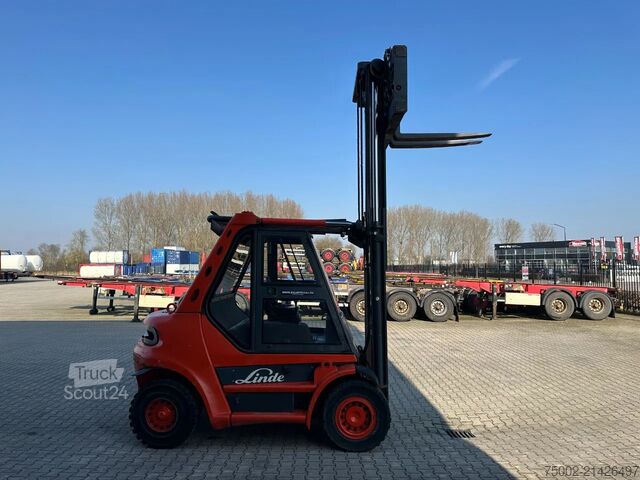 Gaffeltruck Linde H60D-02 / fork positioner / 6.000kg / duplex / ...