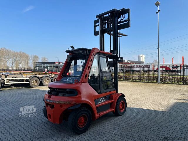 Gaffeltruck Linde H60D-02 / fork positioner / 6.000kg / duplex / ...