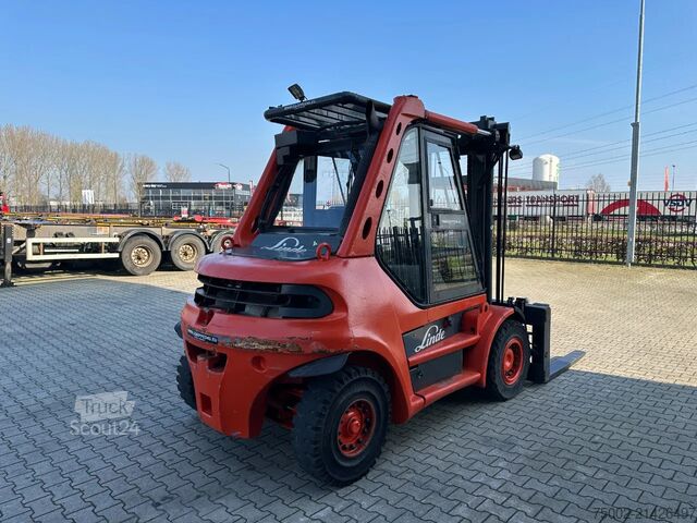Gaffeltruck Linde H60D-02 / fork positioner / 6.000kg / duplex / ...