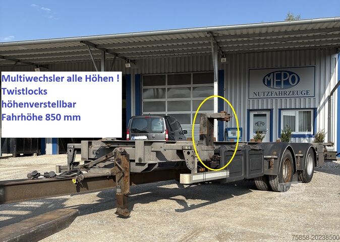 Șasiu de schimb de remorcă SOMMER Jumbo Multiwechsler alle Höhen Verzinkt