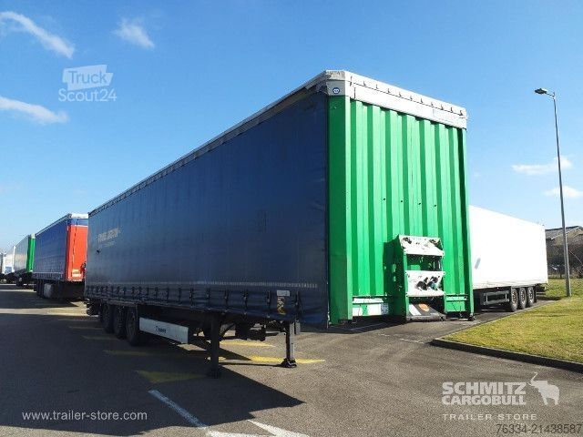 Odprta polprikolica s ponjavo Krone Semitrailer Curtainsider Standard Hayon