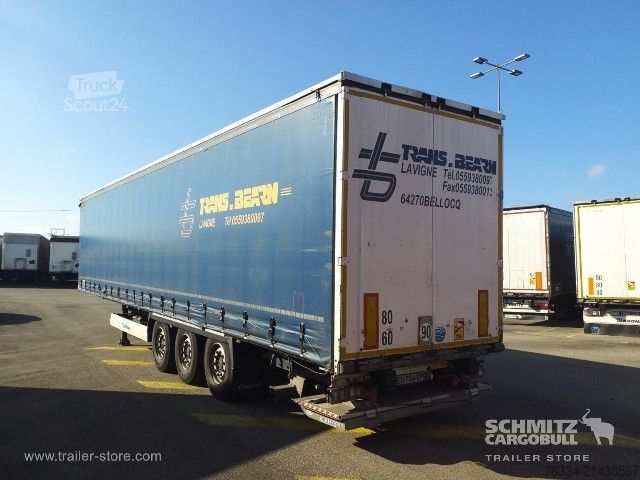 Odprta polprikolica s ponjavo Krone Semitrailer Curtainsider Standard Hayon