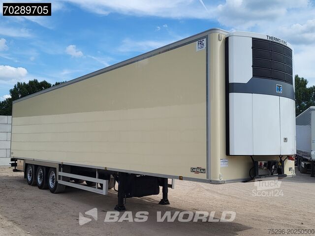 Kühl-/Tiefkühltransport Chereau Thermo King A400 3 axles Meat Fleisch Valid FRC...
