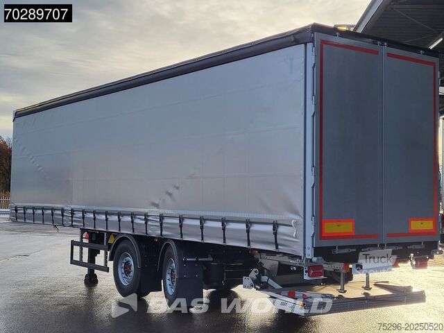 Lonas correderas System Trailers NEW Laadklep Stuuras Hartholz-Bodenn